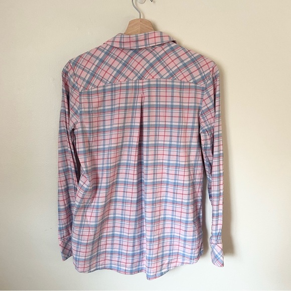 Vineyard Vines Plaid Chilmark Relaxed Button-Down Shirt Size 4 - Picture 4 of 5